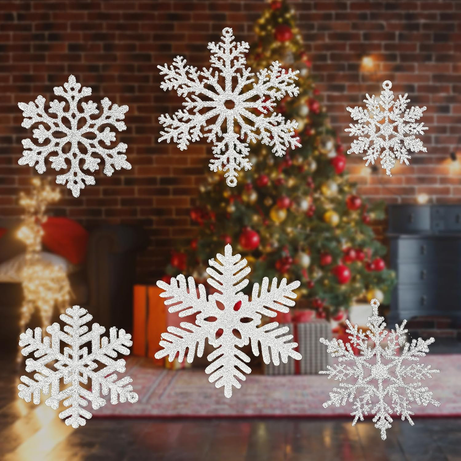 Large solar christmas ornaments cheap